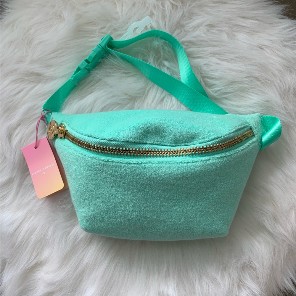 *NEW WITH TAGS* Stoney Clover Lane x Target Green Terry Cloth Fanny Pack